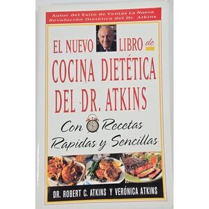 El Nuevo Libro de Cocina Dietetica del Dr.Atkins Spanish Cookbook Simon Schuster